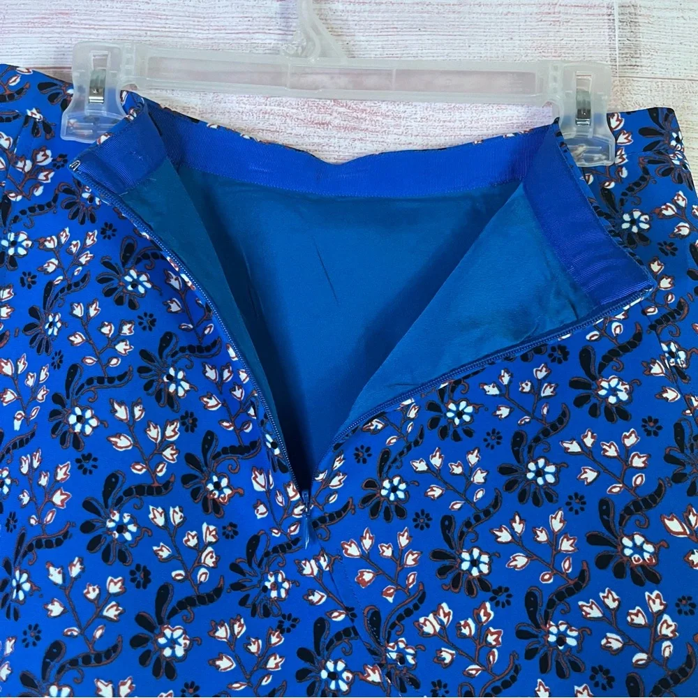 J.Crew Black Label Floral‎ Skirt Size 6